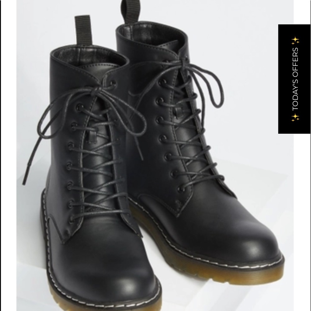 Black Combat boots